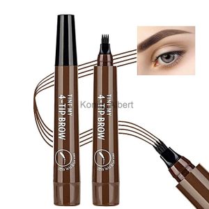 Eyebrow Enhancers 5 Colors Microblading Eyebrow Pen Waterproof Liquid Eyebrow Pencil Long Lasting Eyebrow Tattoo Pen 4 oints eyebrow pen Cosmetics x0801