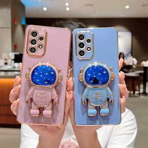 Cell Phone Cases Cute Star Astronaut Folding Stand Phone Case For One Plus 10T ACE Pro 10R Racing 10 Pro 5G 9 9R 8T 9RT Pro Soft Back Cover L230731