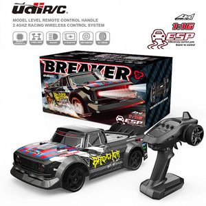 Электрический RC CAR UDIRC UD1601 PRO RC 1 16 2 4 ГГц 4WD RACING 40 км H Высокоскоростной бесщеточный мотор RTR с электронной системой стабильности 230801