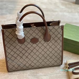 Borsa per la spesa Borsa da donna alla moda Super pratica con manico quadrato Portafogli a spalla Donna Famosi designer Lettera Cerniera interna