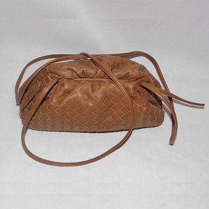 Abottegas vneta jodie mini teen intrecciato tasarımcı tote dokuma bulut çantası kadın çanta yumuşak cilt hamur tatlı çanta moda omuz crossbody el çantası kadın