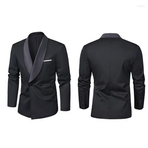 Men's Suits Large Knife Collar Fashion Jacket Business Casual Formal Wear Work Wedding Suit Host Performance Ball Party Evening Dress