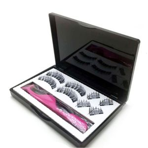 False Eyelashes Magnetic Makeup Longlasting Magnet Fake Gluefree Natural Lashes with Metal Lash Tweezers Eyelash Set 230801