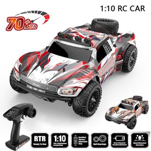 Electric RC Car ENOZE 201E 1 10 70KM H 2 4G RC 2845 Brushless 4WD Electric High Speed Off Road Remote Control Drift VS Wltoys 104009 Toys 230801