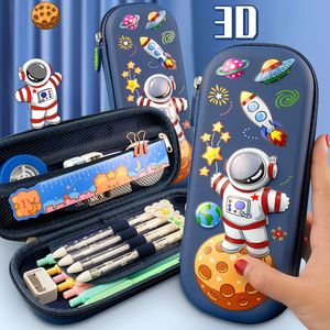 Ołówkowe torby Case Kawaii School Case Stationerery Estuche 3D Space Pen Pen Dostarczanie Trousse Scolaire Box 230802