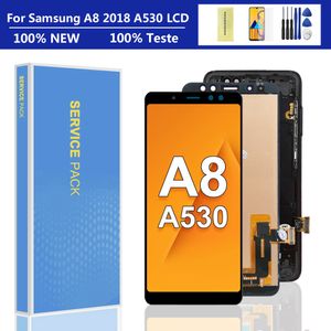 For Samsung Galaxy A8 2018 A530 A530F A530FD LCD display and Touch Screen Digitizer Assembly A8 2018 LCD SM-A530DS Screen