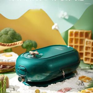 Brödtillverkare Sandwich Machine Light Food Hushållet Liten Multi-Function Breakfast Maker Waffle Press Toaster Toast Toast