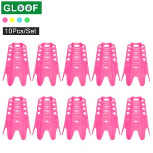 Golf tees gloof 10pc plastik tee mat pratiği kış çim ve sürüş menzili kapalı pençe simülatörü 230801