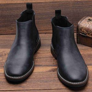 Botas 40-46 Ankle boots marca 2023 confortável moda botas couro #CL5324 L230802