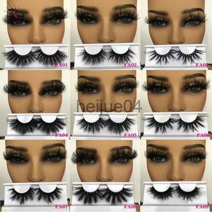 Falsche Wimpern Sleek Chic Flauschige falsche Wimpern 25 mm Nerzwimpern Großhandel Lange Vollstreifenwimpern Verkäufer Nerzwimpernverlängerung Großpackung 1 Paar x0802