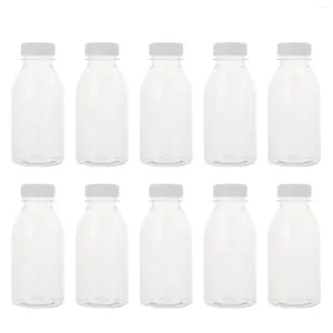 Water Bottles 10 Pcs Refrigerator Containers Dressing Durable Milk Drink Storage Practical Beverage Travel