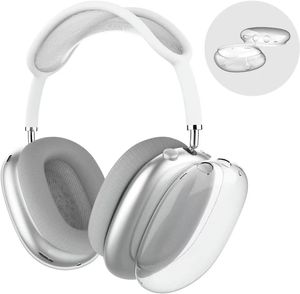 66 oder Max Bluetooth -Ohrhörer -Kopfhörerzubehör transparent TPU Solid Silicon Waterfof Protective Case Airpod Maxs Kopfhörer Headphones -Abdeckung CA 693