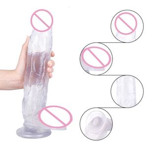 Dildo / Dong sex toys masturbazione femminile vero dildo enorme morbido lunghezza totale 11,8 pollici lunghezza inseribile 10 pollici l230801