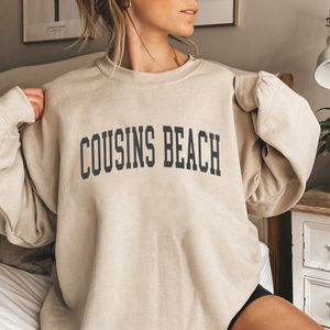 Damen Hoodies Sweatshirts Cousins Beach Sweatshirt Summer I Turned Pretty Unisex Grafik Langarm Streetwear Pullover Casual Tops 230802