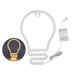 Wall Lamp Neon Light Sign Bulb Shape Low Energy Consumption Safe IP45 Waterproof Saving For Bar Party Wedding