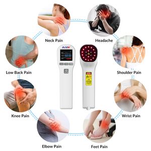 Leg Massagers ZJZK Cure Laser Therapy Devices 20 Diodes Handheld Physiotherapy 650nm 808nm for Knee Joint Back Shoulder Pain Relief 230802