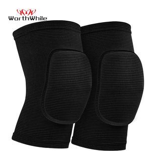 Joelheiras de cotovelo WorthWhile Dancing para vôlei Yoga Mulheres Crianças Homens Patela Brace Suporte EVA Joelheira Protetor de Fitness Equipamento de Trabalho 230802