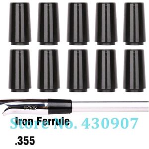 Другие продукты для гольфа 102050100PCS Размер наконечника 355 Custom Black Plastic Ferrules для конуса железного клина 230801