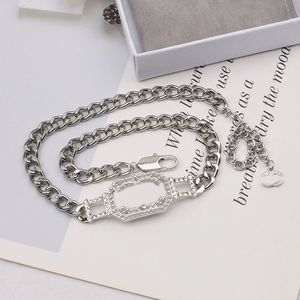 Modedesigner-Halskette, vergoldet, versilbert, Halsketten, Halsband, Kette, Buchstaben-Anhänger, modisch, Damen-Kristall, Perle, Hochzeit, Schmuck, Accessoires, Geschenke