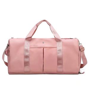 Travel Lululemens Clutch Sack Большой багажник Duffle Duffle Luxury Designer Bag Weekender Weekender женские сумочки нейлоновые плеч