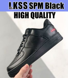 LKSS High Quality SPM Black Sneaker Real Built-in Air Cushion Casual Shoes US Man Size Men Women Basketball Running Fashion Sport Sneakers