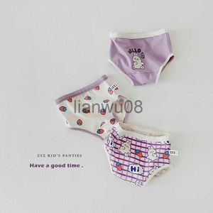 Trosor 3pacs Pack 2022 Spring Baby Underwear Boxer Cotton Cartoon Girls Underwear X0802