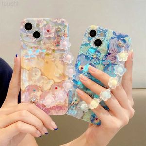 Cell Phone Cases Fashion Flower Bracelet Painting Bracelet Case For VIVO Y20 Y17 Y21 V21 V21E Y15S S10 S12 S15Pro Y77 V25 Y35 A97 IQOO NEO7 Cover L230731