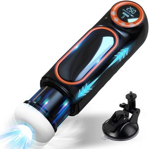 Masturbators Automatic Telescopic Male Masturbator Pussy Vibration Blowjob Sucking Machine Masturbation Cup Sex Toys for Men Adult Goods 18 230801