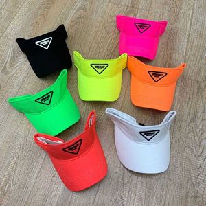 Cappello di lusso del miglior designer Coreano Corsa Triangolo invertito Cappello a cilindro aperto Parasole estivo da donna Protezione solare Topless Duck Tongue Sport per il tempo libero Tendenza maschile