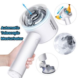 Masturbators Male Mastubator Sex Toys Handsfree Automatic Telescopic Silicone Vagina Masturbation for Men Blowjob Sexs Machine Adult Goods 18 230801