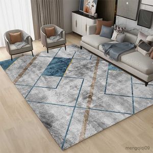 Mattor Washable Floor Lounge Rug Geometry Carpets för vardagsrumsdekoration mattor sovrum matta modernt hem vardagsrum dekor matt r230802