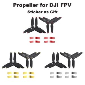 Camera bag accessories 2 pairs 5328S Propeller for DJI FPV Combo Drone Three Leaves Propellers Quick Release Blade Props Noise Reduction Accessoires 230801