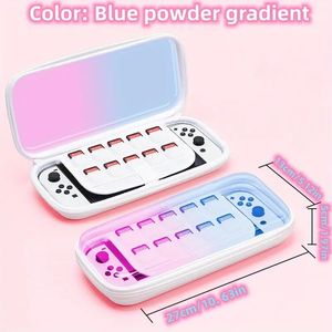 Transparent för Switch Storage Bag Switcholed Protective Case NS Hard Pack för OLED Game Console Kompletta tillbehör