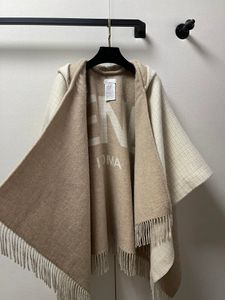 Scarves Women Cashmere Wool Check Hooded Cape Scarf Wrap Winter Bodywarmer