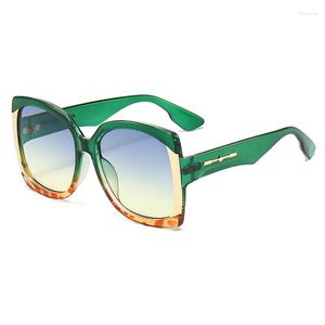 Óculos de Sol Quadrado Feminino Vintage Designer Masculino Óculos de Sol Verde Roxo Leopardo Óculos de Chá UV400 Feminino