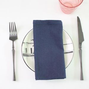 Table Napkin Set Of 4 Pack Serving Cloth 30x45cm Cotton Fabric Family Dinner Kitchen Cocktail Tea Towels Easter Wedding Decor