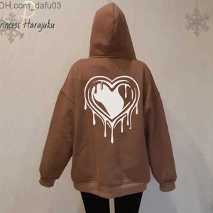 Erkek Hoodies Sweatshirts Yeni Erkekler Moda Sweatshirt Katı Kahverengi Siyah Hoodie Sonbahar Kış Yün Hip Hop Hoodie Erkekler Sıradan Hoodie Top Z230802