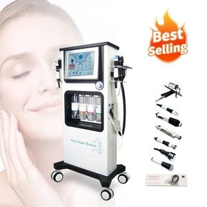 7 in 1 Aqua Peel Hydro Dermoabrasione Facial Machine Alice Small Bubble Beauty Machine Oxygen Facial Aqua Jet Peel Rimozione di punti neri Macchina per la cura della pelle