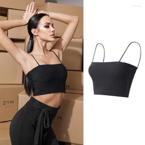 Stage Wear Latin Dance Practice for Women Black Suspender Vest Clothes Samba Salsa Costume Underwear Tops DNV14266