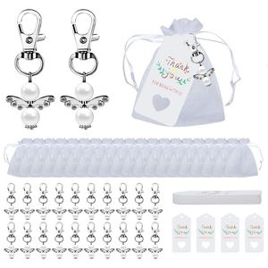 Key Rings Guardian Angel Keyring 20Pcs Party Favours Christening Wedding for Communion Confirmation Girls Thank You Gift 230801