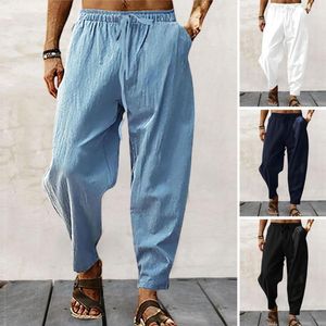 Men's Pants Chic Summer Trousers Loose Daily Wear Colorfast Jogging Men