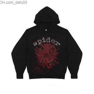 Erkek Hoodies Sweatshirt Y2K Ceket Erkek Kadınlar Hoodie Emo Hoodie Rhinestone Örümcek Koban Ağı Sweatshirt Coat Sergi Gotik Uzun Kollu Büyük Boyutlu Üst Z230802