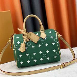 Bags Stylish Pillow Womens Vintage Leather Shoulder Classic Printing Crossbody Bag Portable Waterproof Tote Bag #24424