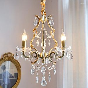 Lampadari Art Led Lampadario Lampada a sospensione Light Room Decor Decorazione natalizia Vintage Crystal Foyer Lustre Retro Elegante Lobby Loft