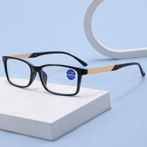 Okulary przeciwsłoneczne kwadratowe okulary czytania Wysoka definicja anty-blue jasne okulary męskie i damskie moda