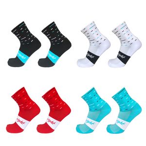 Sports Socks Road Cycling Sweatabsorbent och andningsbar sportcykel utomhuscykel racing 230802