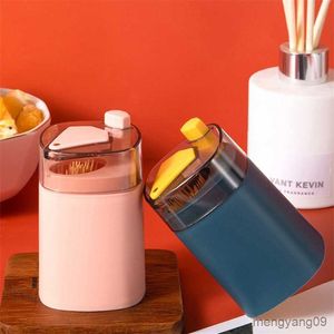 2pcs Toothpick Holders Creative Automatic Portable Toothpick Dispenser Holder Container Kitchen Pop Up Storage Box Toothpick Bottle Box Container R230802