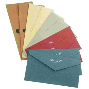 Gift Wrap Note Card Shell Blessing Envelope Stationery Paper Kraft Calligraphy Holder Invitation Writing