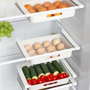 Garrafas de armazenamento geladeira gaveta organizador geladeira ovos frutas legumes recipientes para despensa freezer