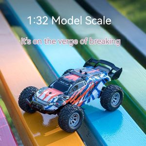 Electric RC Car Rc 1 32 High speed Precise Turning Self built Track Led Lights Rotating Racing Model Boy Electric Remote Control Toys 230801